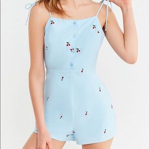 Urban Outfitters Cherry Romper